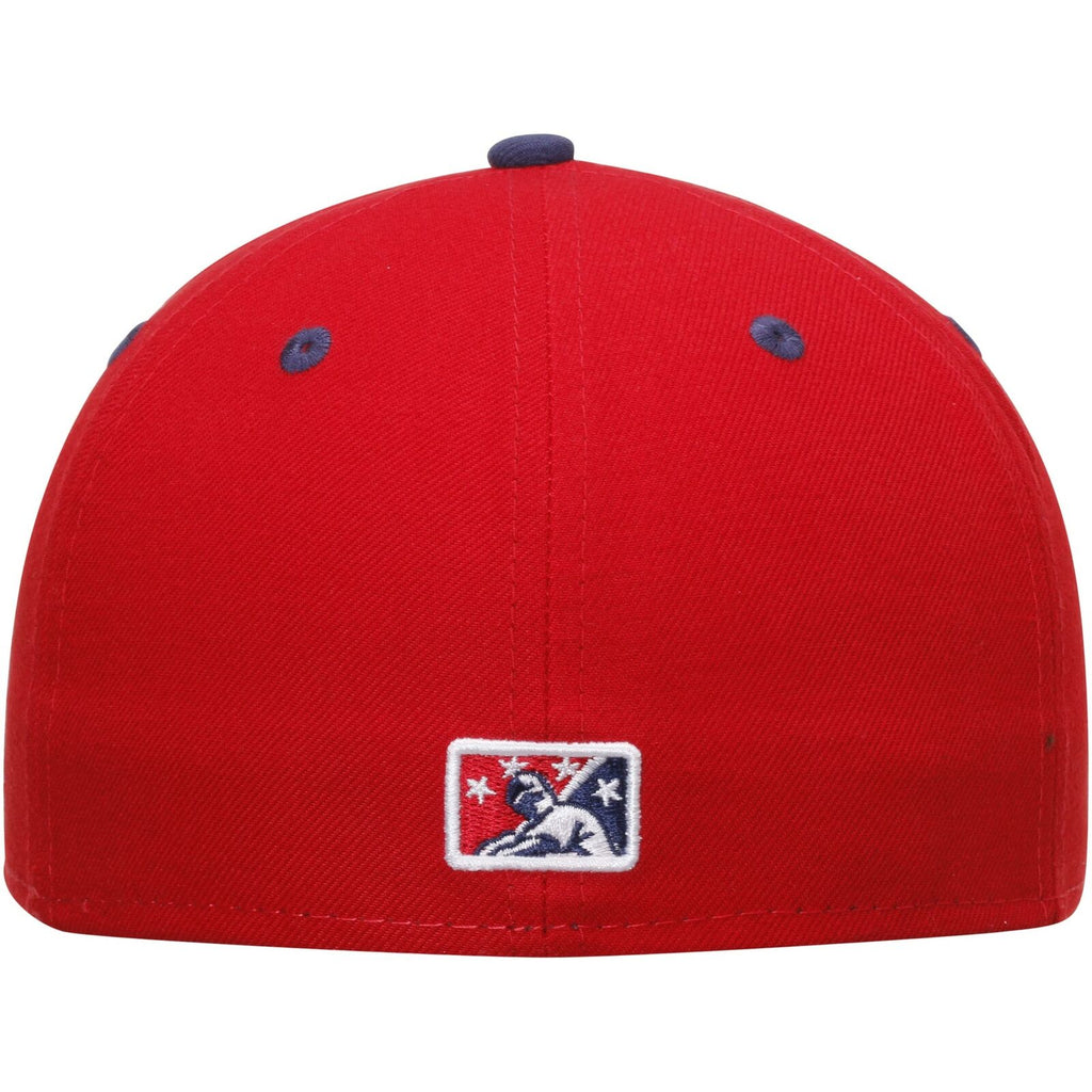 New Era Red Spokane Indians Authentic Home 59FIFTY Fitted Hat