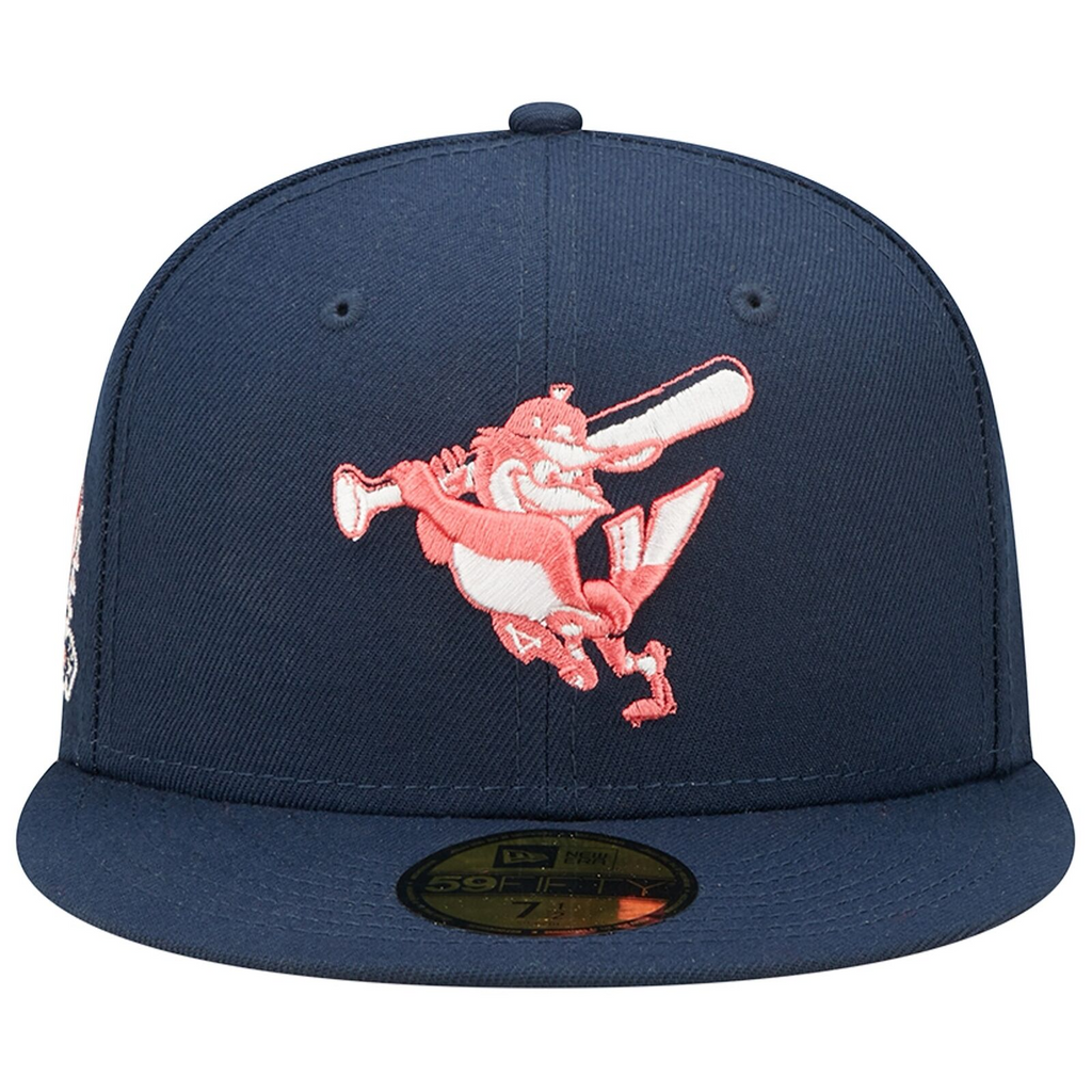 New Era Navy Baltimore Orioles 50th Anniversary Lava Undervisor 59FIFTY Fitted Hat