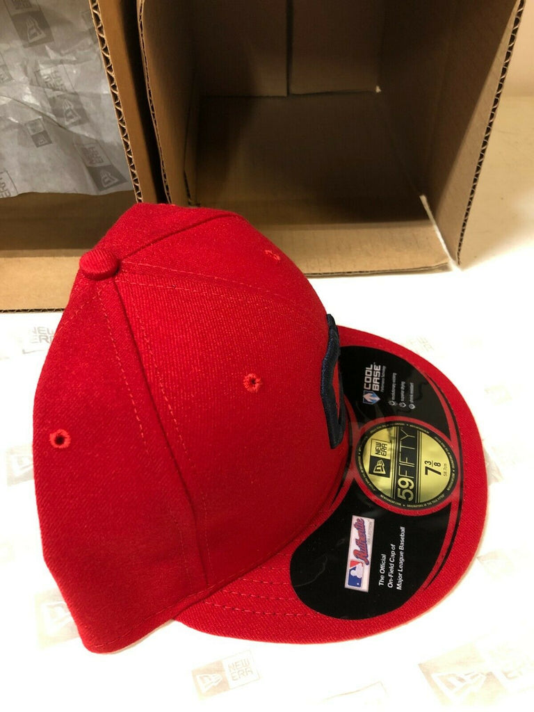New Era Cleveland Indians Red/Navy Authentic On-Field 2016 59FIFTY Fitted Hat