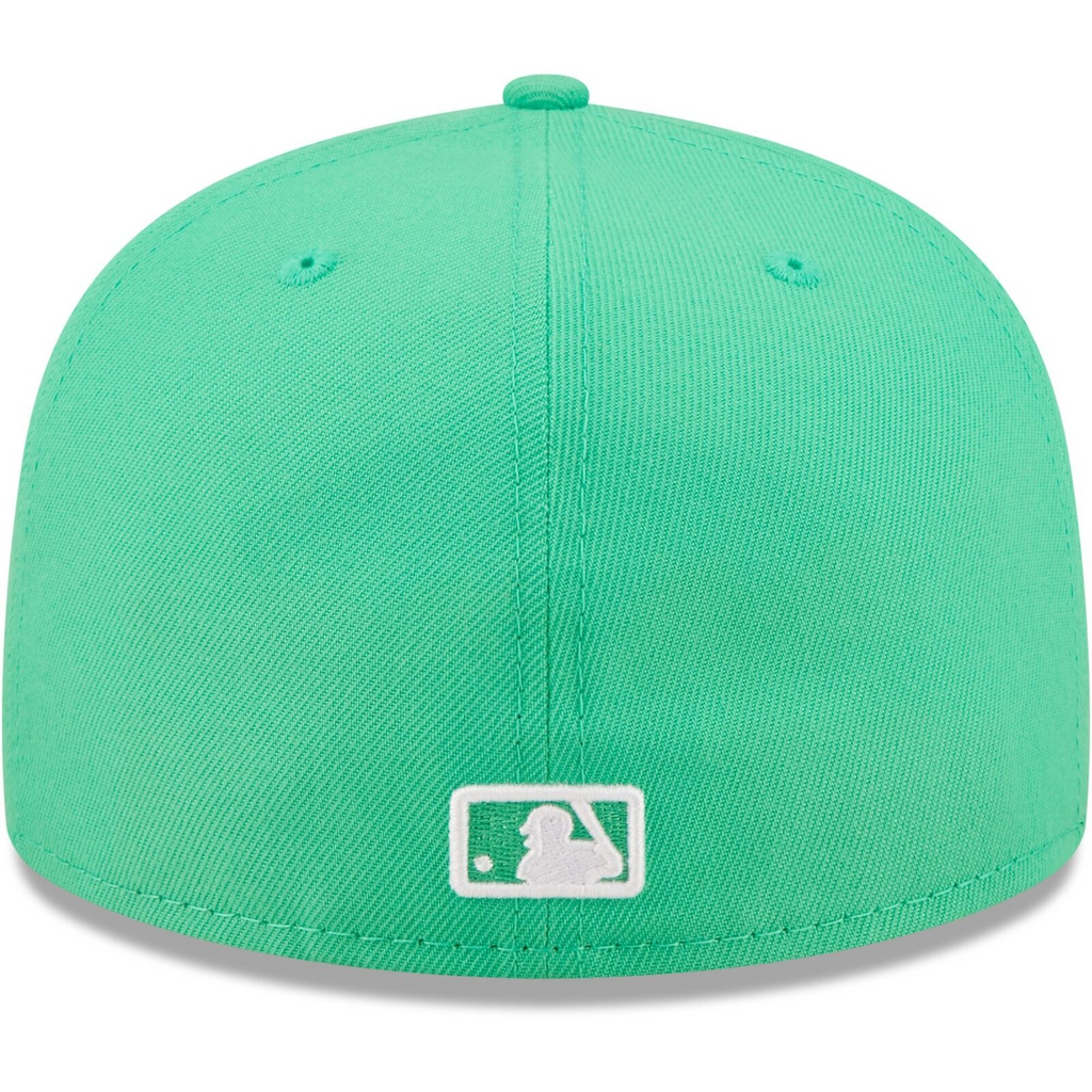 New Era Island Green Logo White Colorado Rockies 59FIFTY Fitted Hat
