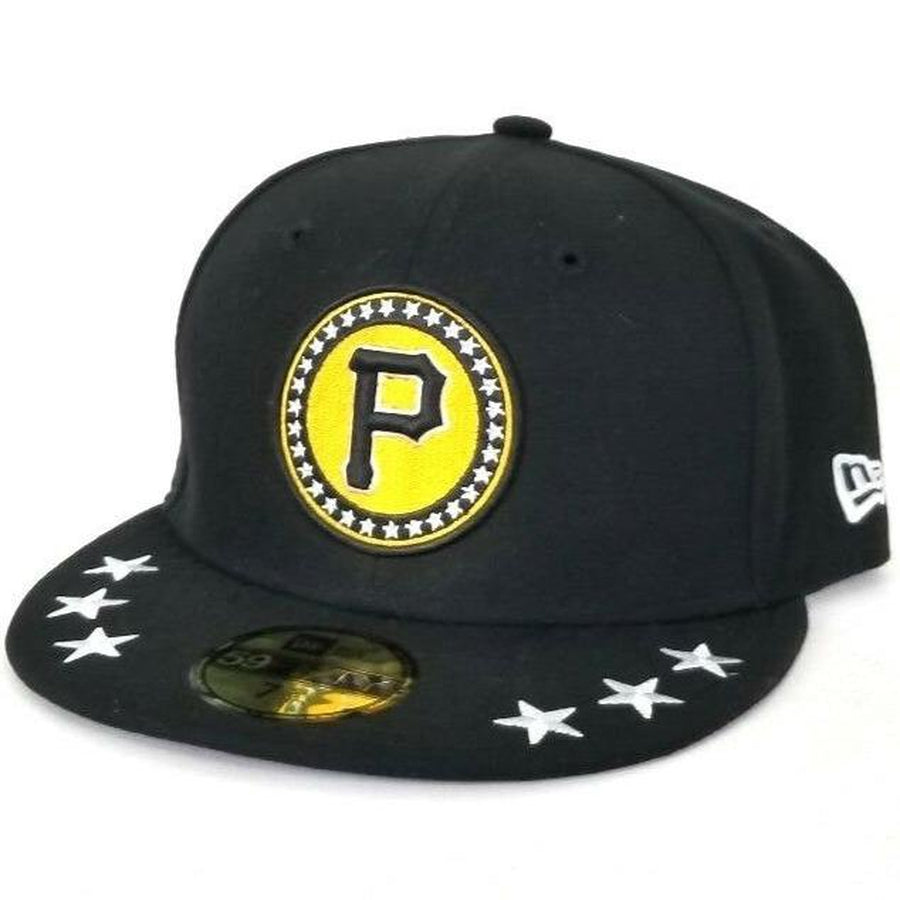 New Era Pittsburgh Pirates Black/Yellow Stars Brim 59FIFTY Fitted Hat