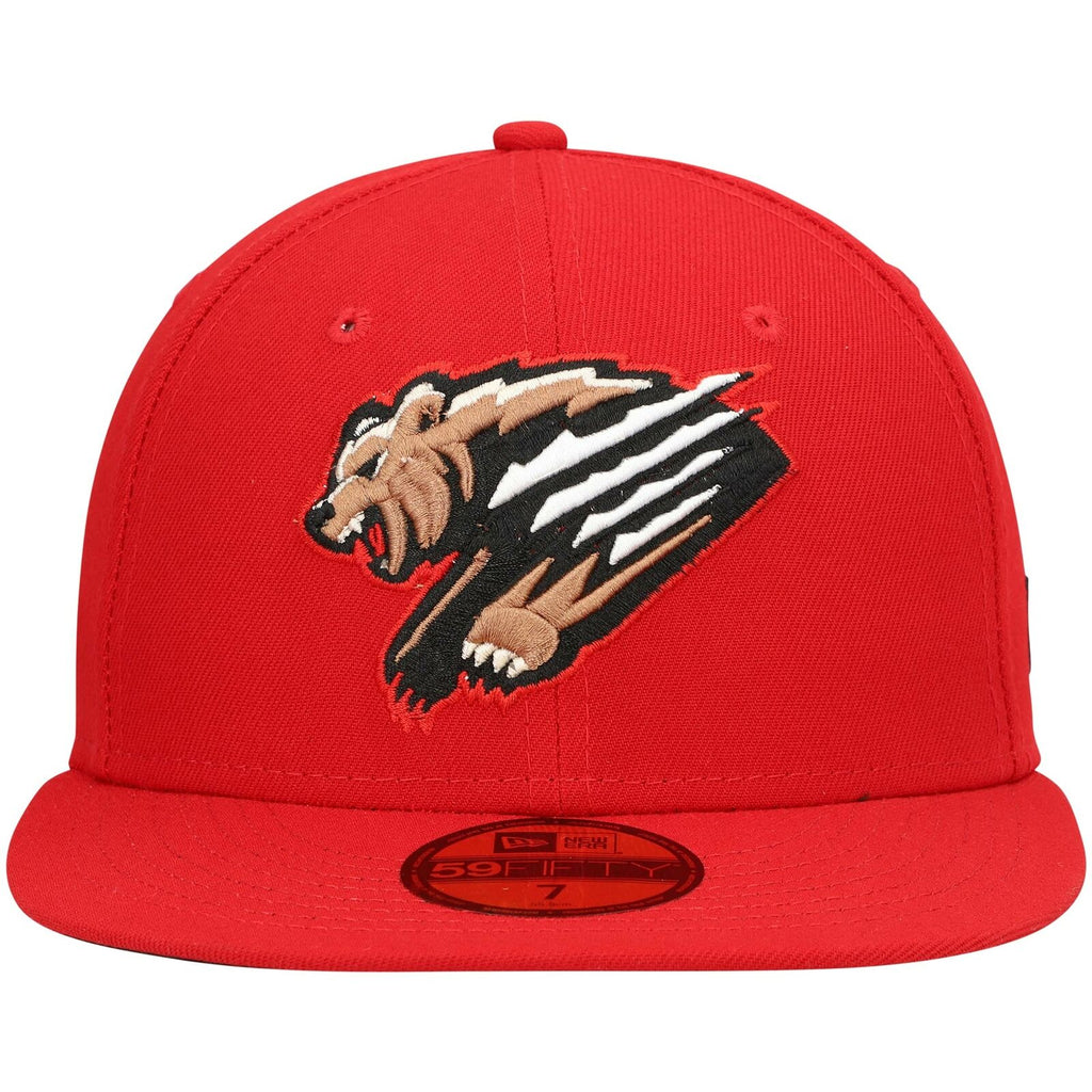 New Era Red Fresno Grizzlies Home Authentic Collection 59FIFTY Fitted Hat