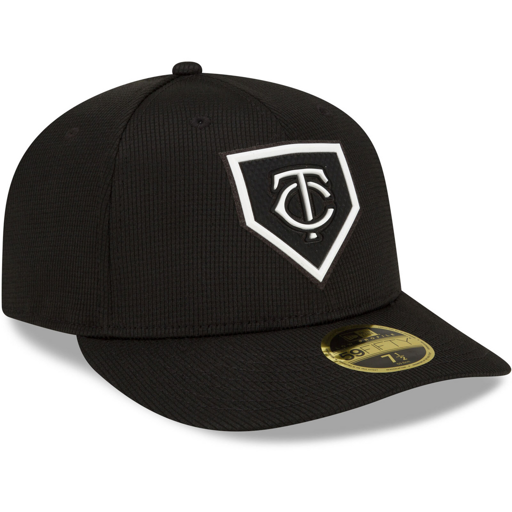 New Era Black Minnesota Twins 2022 Clubhouse Low Profile 59FIFTY Fitted Hat