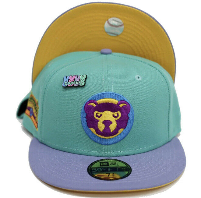 New Era Chicago Cubs Mint/Lavender 59FIFTY Fitted Hat