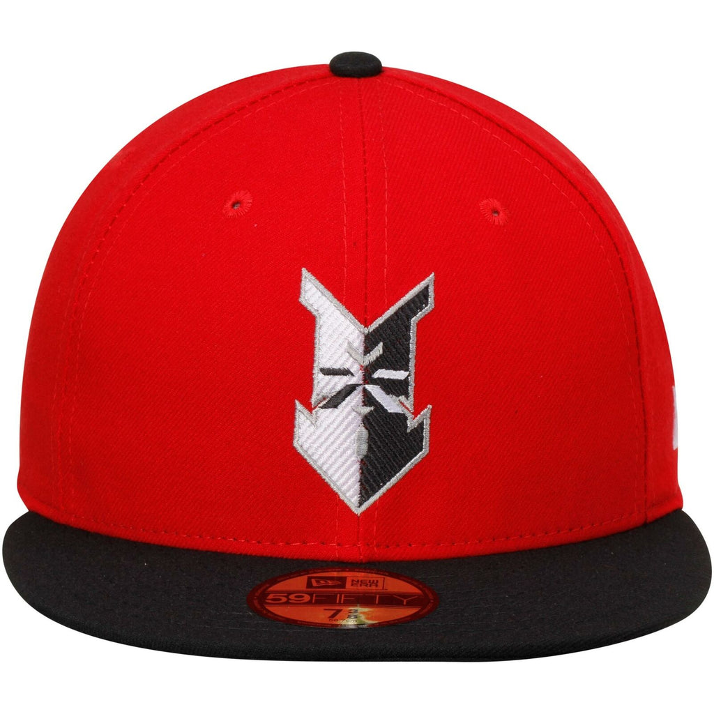 New Era Indianapolis Indians Red/Black Authentic Home 59FIFTY Fitted Hat