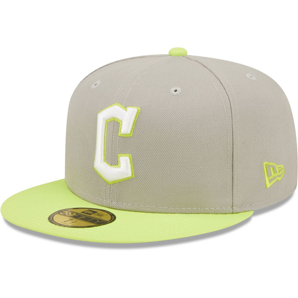 New Era Gray Cleveland Guardians Cyber 59FIFTY Fitted Hat