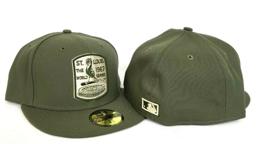 New Era St. Louis Cardinals Military Green 1967 World Series 59FIFTY Fitted Hat