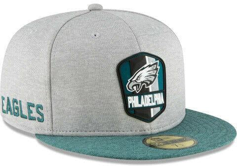 New Era Philadelphia Eagles Road Sideline Fitted Hat