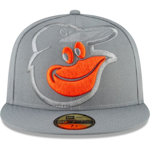 New Era Baltimore Orioles Gray Alternate Logo Elements 59FIFTY Fitted Hat