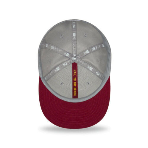 New Era Washington Redskins Gray/Maroon NFL Sideline 59FIFTY Fitted Hat