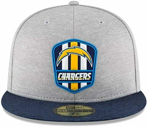 New Era Los Angeles Chargers Heather Grey/Navy 59FIFTY Fitted Hat