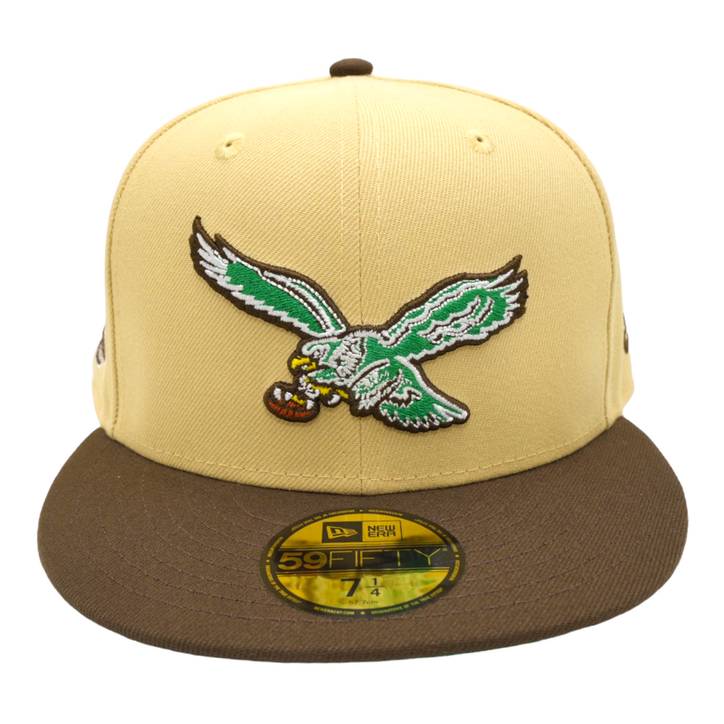 New Era Philadelphia Eagles Vegas Gold/Walnut 1983 Pro Bowl 59FIFTY Fitted Hat