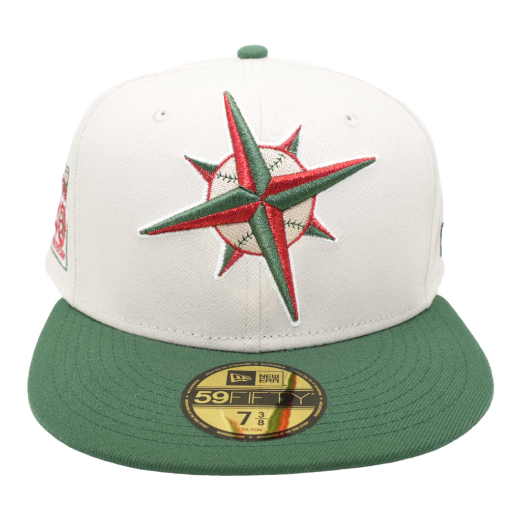 New Era Seattle Mariners Stone/Cilantro 40th Anniversary 59FIFTY Fitted Hat
