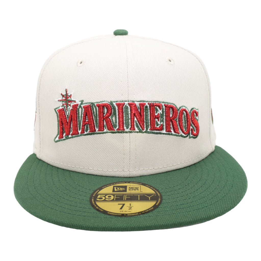 New Era Seattle Mariners "Marineros" Stone/Cilantro 2023 All-Star Game 59FIFTY Fitted Hat