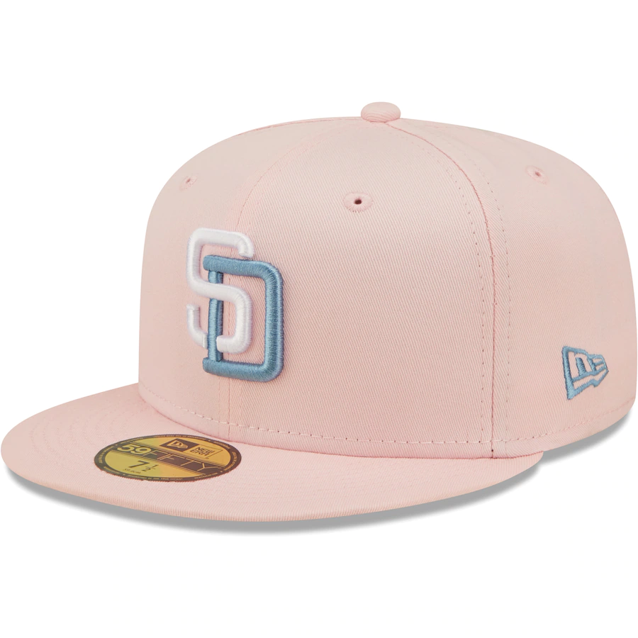 New Era San Diego Padres Pink/SKy Blue 1998 World Series Undervisor 59FIFTY Fitted Hat