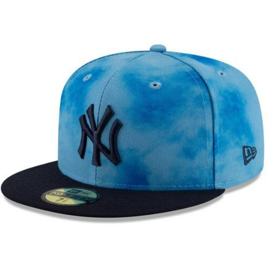 New Era Sky Blue New York Yankees On-Field 59FIFTY Fitted Hat