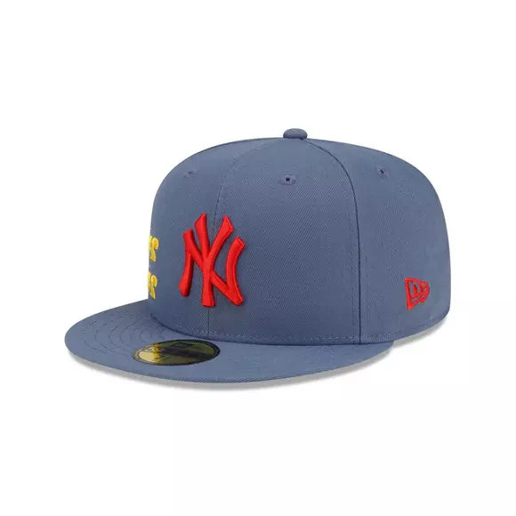 New Era New York Yankees Stacked Slate/Yellow/Red 59FIFTY Fitted Hats