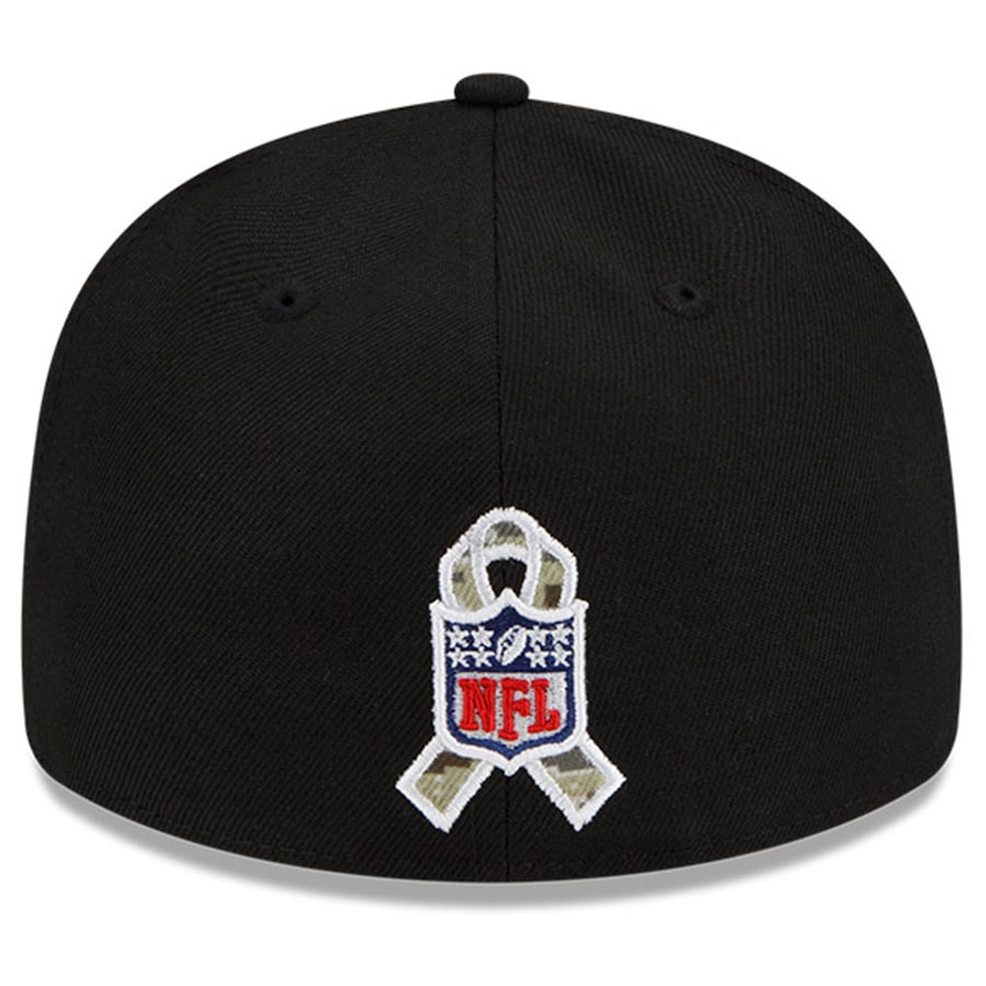 New Era Black/Camo San Francisco 49ers 2021 Salute To Service Low Profile 59FIFTY Fitted Hat
