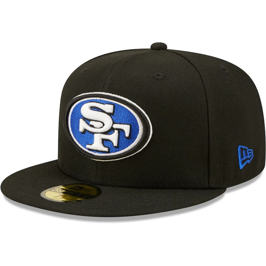 New Era San Francisco 49ers Black Royal Undervisor 2000 NFL Pro Bowl 59FIFTY Fitted Hat