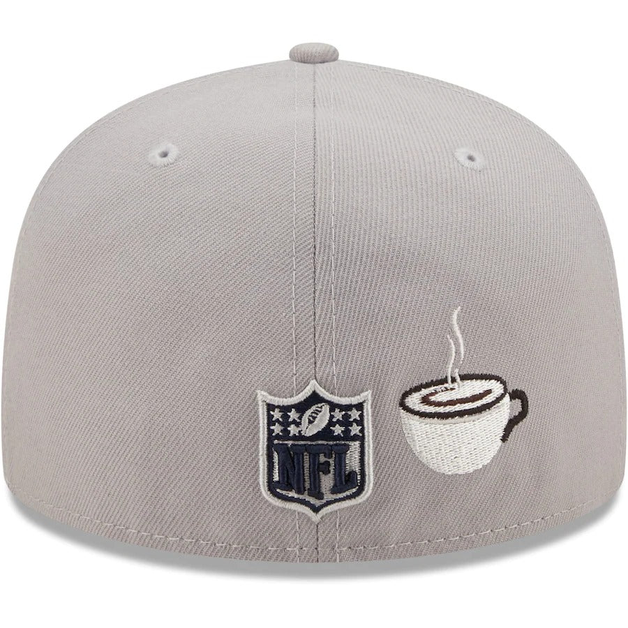 New Era Seattle Seahawks Gray City Describe 59FIFTY Fitted Hat