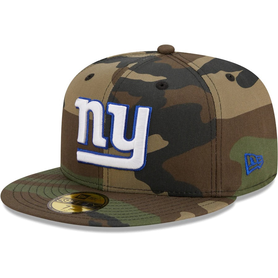 New Era New York Giants Camo Woodland 59FIFTY Fitted Hat