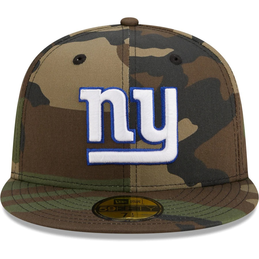 New Era New York Giants Camo Woodland 59FIFTY Fitted Hat