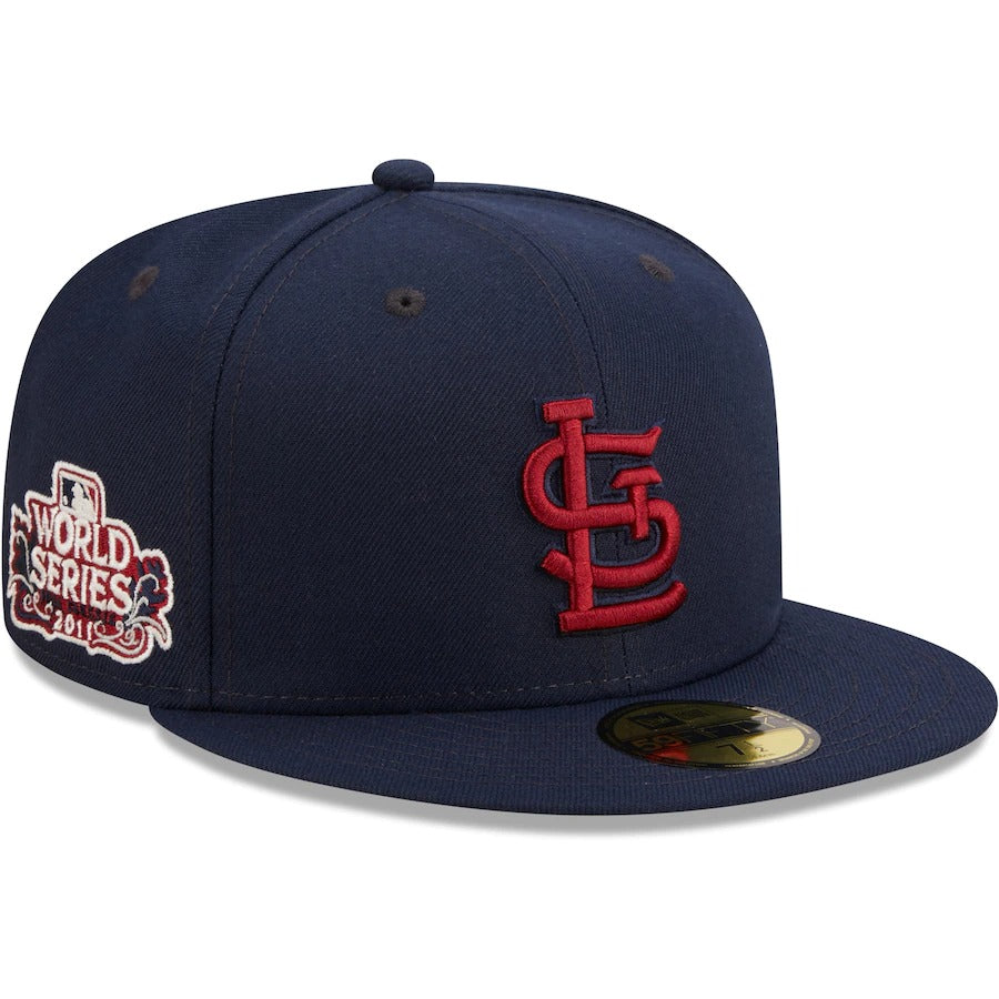 New Era St. Louis Cardinals Cranberry Bog 2011 World Series 59FIFTY Fitted Hat