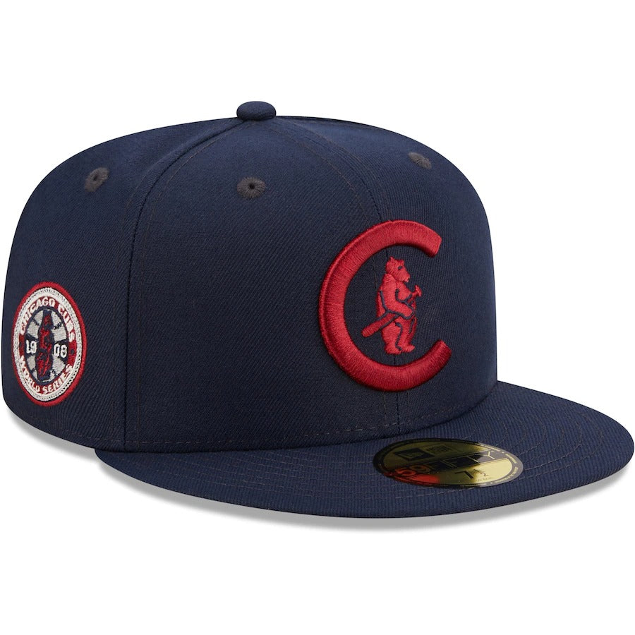 New Era Chicago Cubs Cranberry Bog 2008 World Series 59FIFTY Fitted Hat
