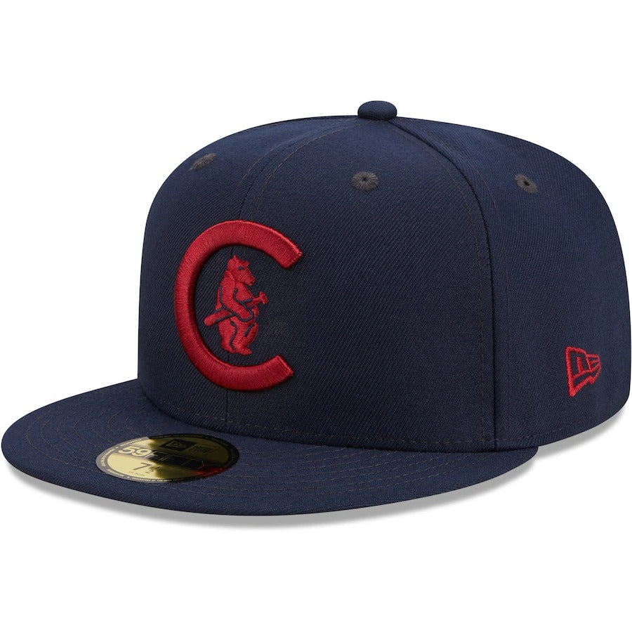 New Era Chicago Cubs Cranberry Bog 2008 World Series 59FIFTY Fitted Hat