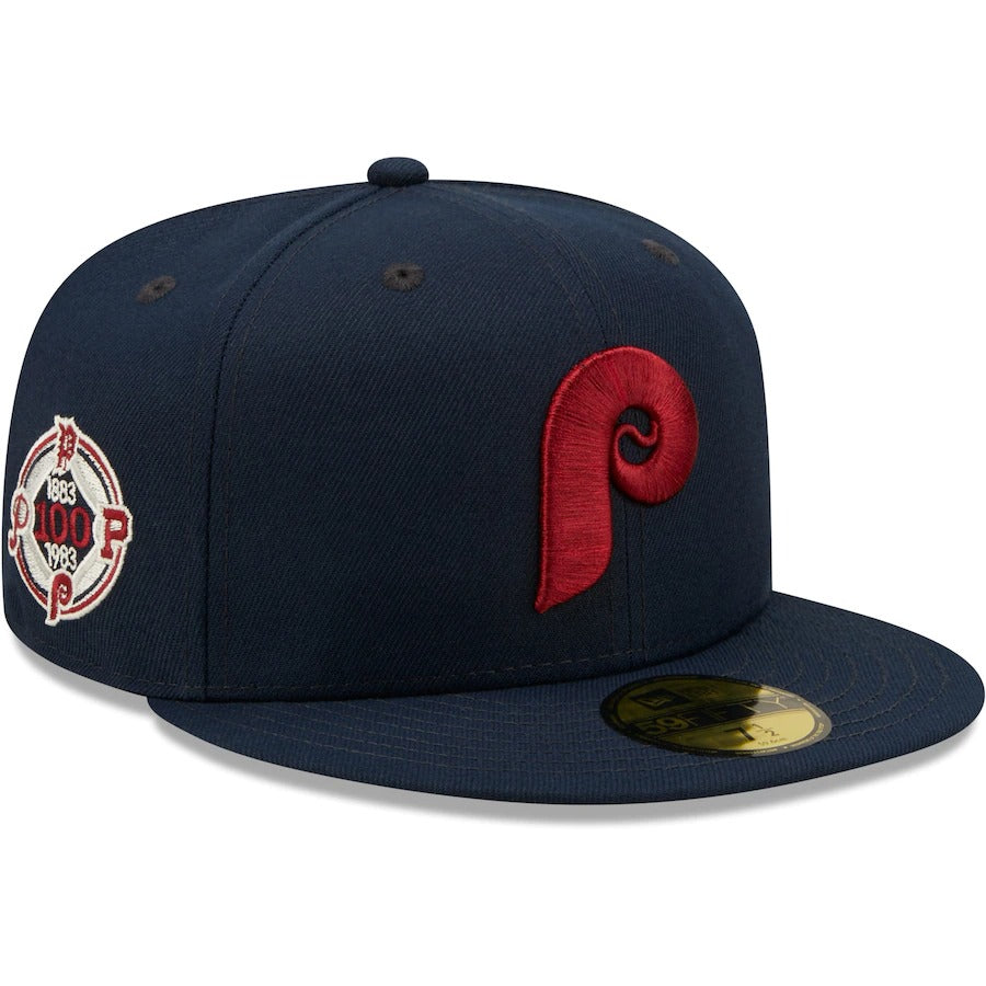 New Era Philadelphia Phillies Cranberry Bog 100th Anniversary 59FIFTY Fitted Hat