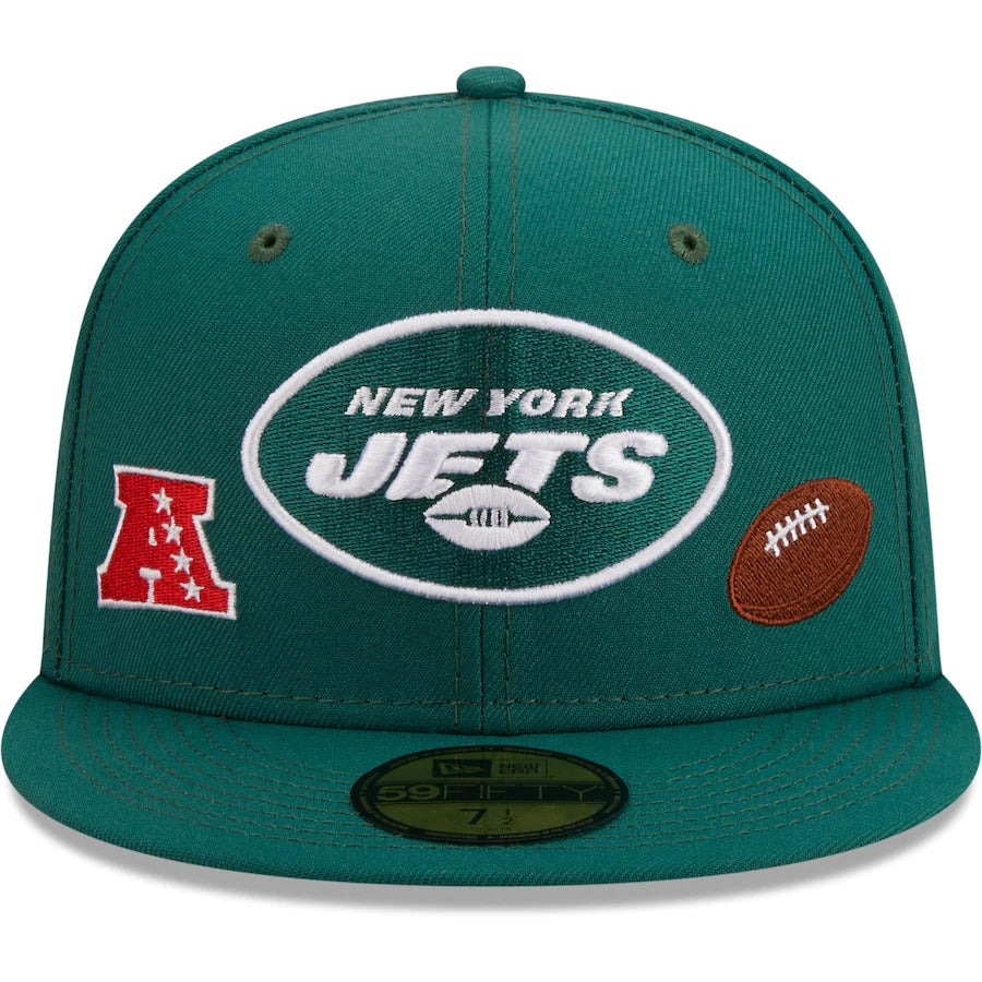 New Era New York Jets Green Team Local 59FIFTY Fitted Hat