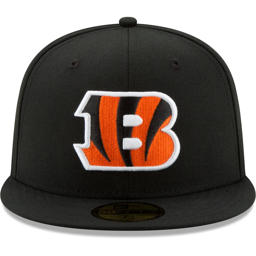 New Era Cincinnati Bengals Black Super Bowl LVI Bound Side Patch 59FIFTY Fitted Hat