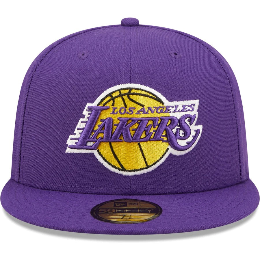New Era Los Angeles Lakers Purple City Side 59FIFTY Fitted Hat
