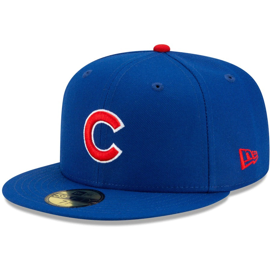 New Era Royal Chicago Cubs Authentic Collection 2016 World Series Replica Floral Undervisor 59FIFTY Fitted Hat