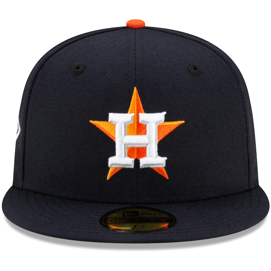 New Era Navy Houston Astros Authentic Collection 1966 World Series Replica Floral Undervisor 59FIFTY Fitted Hat