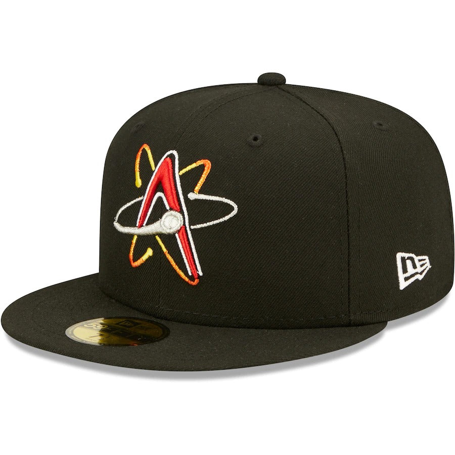 New Era Albuquerque Isotopes Black Home Logo Authentic Collection 59FIFTY Fitted Hat