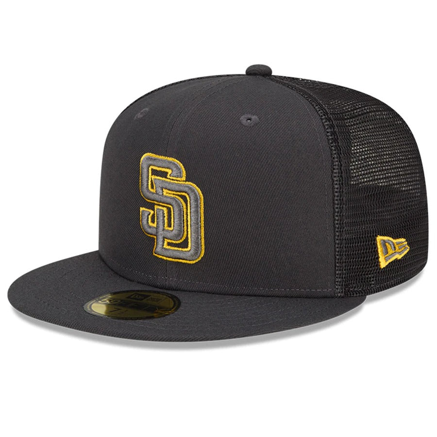 New Era San Diego Padres Graphite 2022 Batting Practice 59FIFTY Fitted Hat