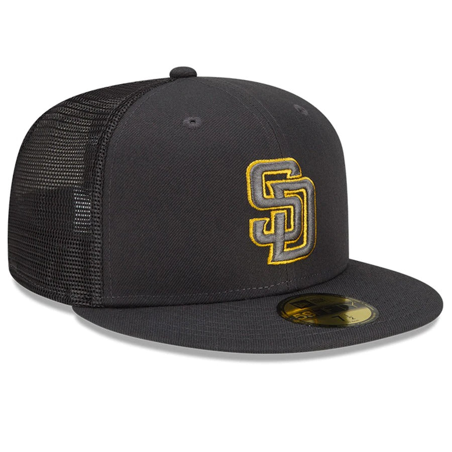 New Era San Diego Padres Graphite 2022 Batting Practice 59FIFTY Fitted Hat