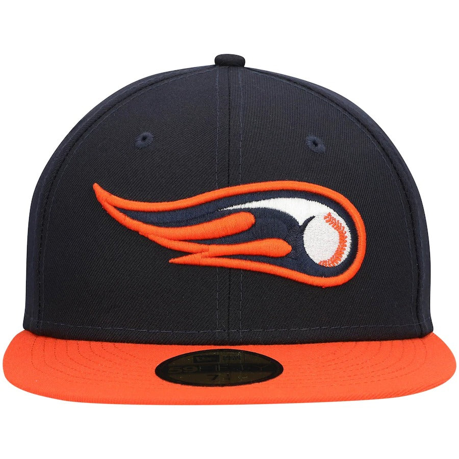 New Era Bowling Green Hot Rods Navy Authentic Collection Team Alternate 59FIFTY Fitted Hat