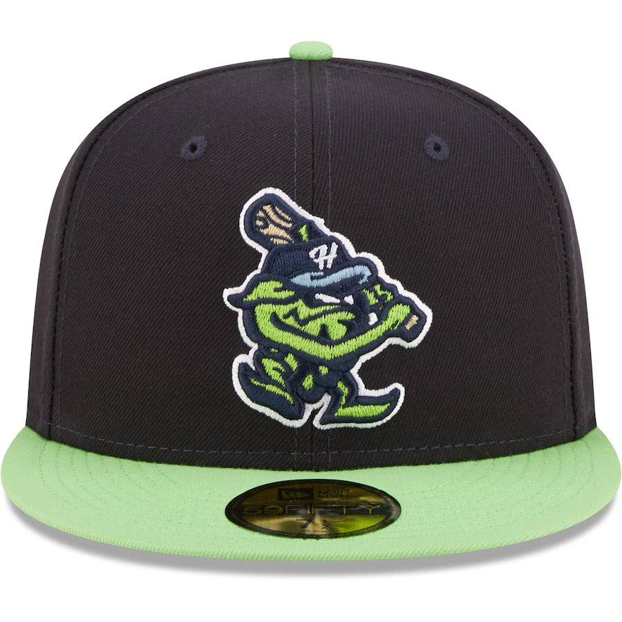 New Era Hillsboro Hops Navy Authentic Collection 59FIFTY Fitted Hat