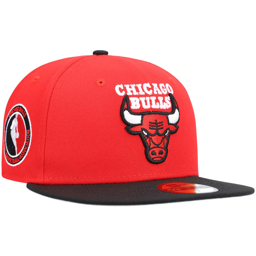 New Era Red Chicago Bulls Team Logoman 59FIFTY Fitted Hat
