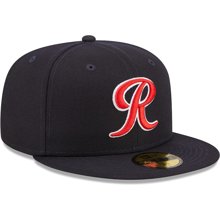 New Era Tacoma Rainiers Navy/Red Authentic Collection 59FIFTY Fitted Hat