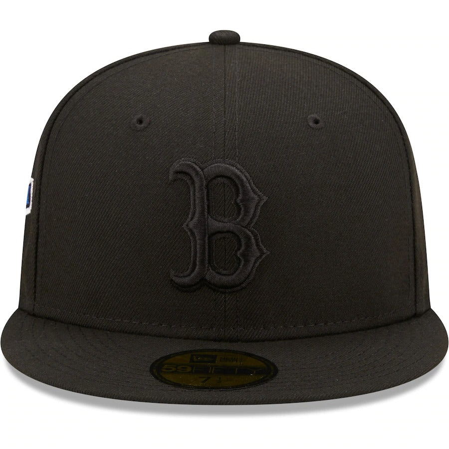 New Era Boston Red Sox Black Fenway Park Splatter 59FIFTY Fitted Hat