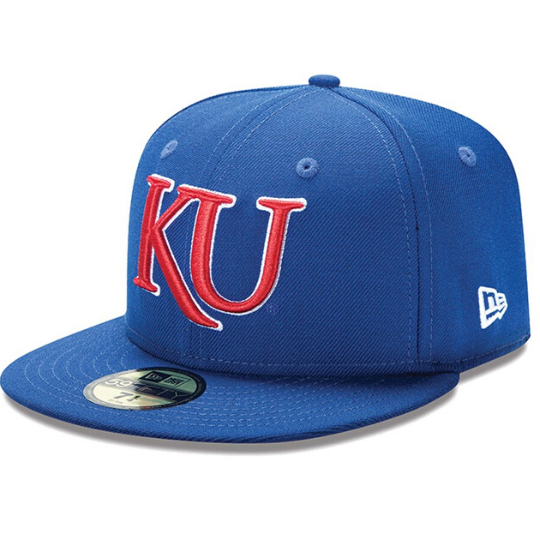 New Era Kansas Jayhawks 59FIFTY Basic Fitted Hat