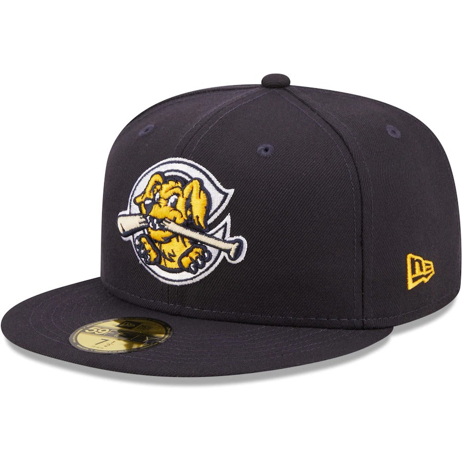 New Era Charleston RiverDogs Navy Authentic Collection 59FIFTY Fitted Hat