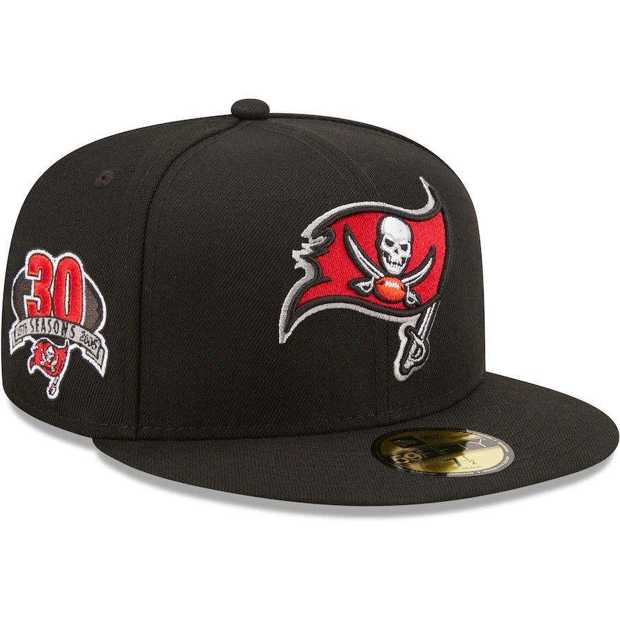 Men's New Era Pink Tampa Bay Buccaneers 30 Seasons The Pastels 59FIFTY Fitted Hat