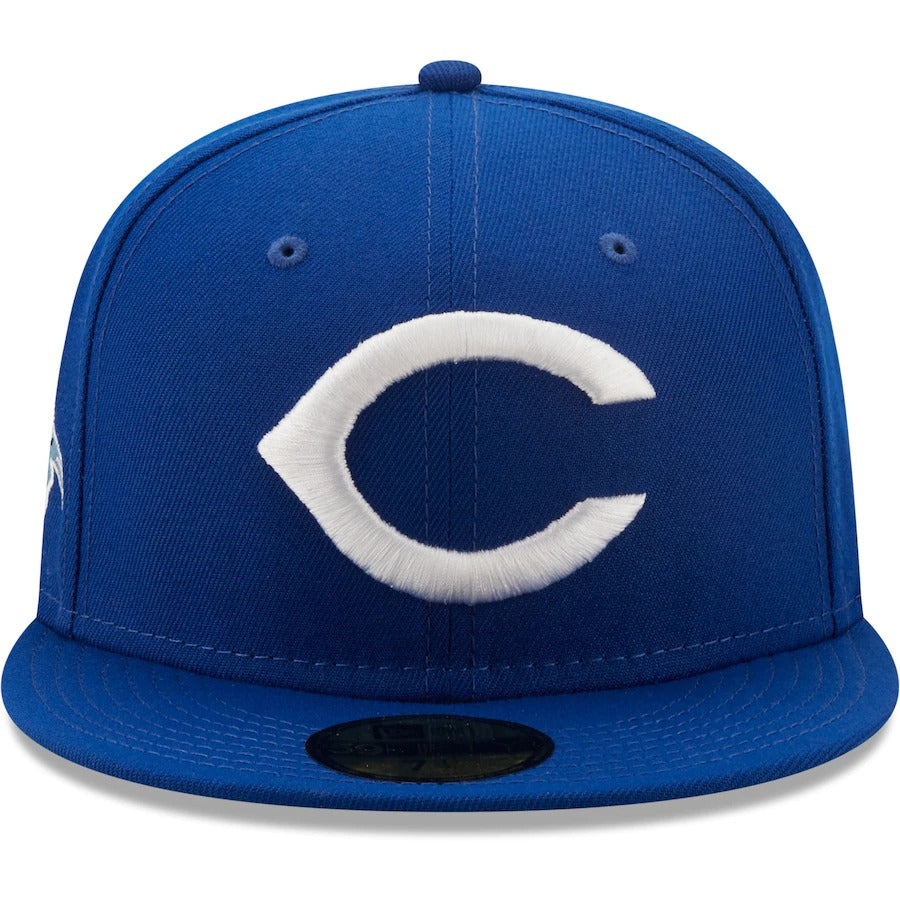 New Era Cincinnati Reds Royal 1988 MLB All-Star Game Sky Blue Undervisor 59FIFTY Fitted Hat