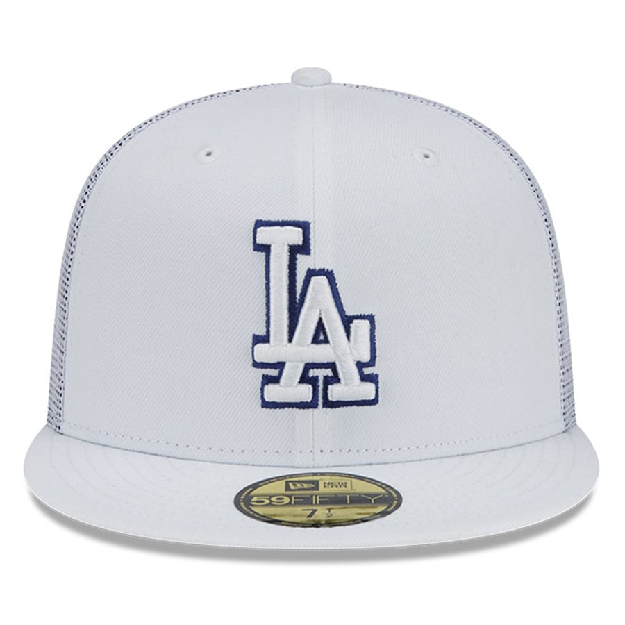 New Era Los Angeles Dodgers White 2022 Batting Practice 59FIFTY Fitted Hat