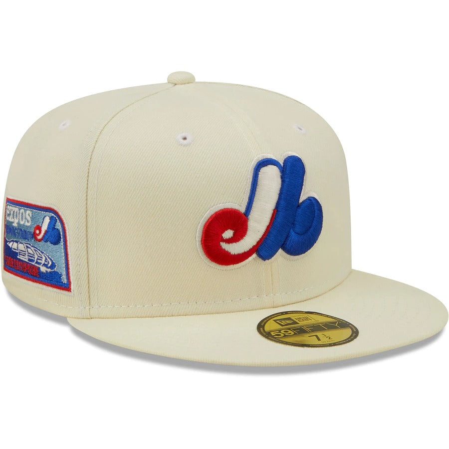 New Era Montreal Expos Cream Olympic Stadium Stade Olympique Chrome Al