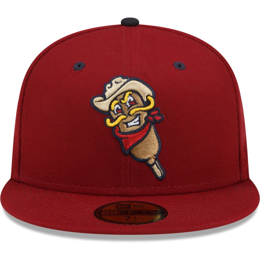 New Era Frisco RoughRiders Maroon Theme Night 59FIFTY Fitted Hat
